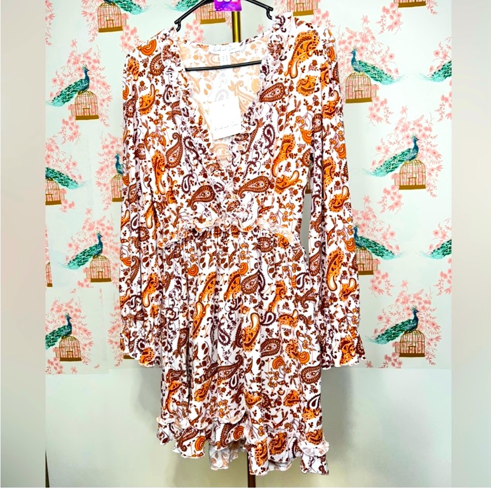 Ruffles mini dress